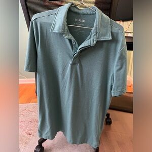 01.Algo Performance Polo Shirt small Recycled Polyester Stretch Green